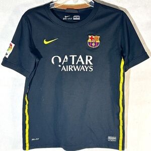 NIKE Dri Fit FC Barcelona Signed Autographed Soccer Jersey XL